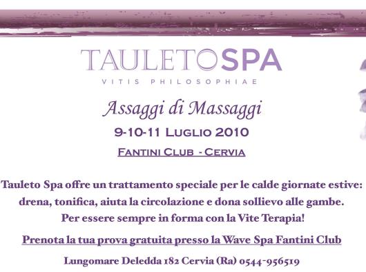  “Assaggi di Massaggi” in riva al mare 